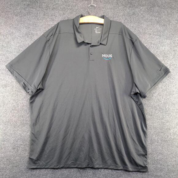 Nike Dri Fit Amazon HOU6 Polo Shirt Men's 4XL Embroidered Logo Employee - Picture 4 of 13